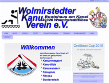 Tablet Screenshot of kanuwolmirstedt.de